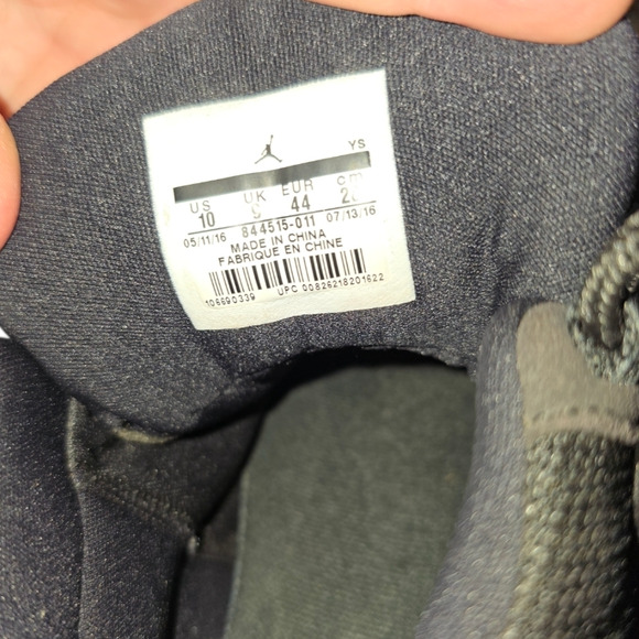 Air Jordan Academy Black Gum Men’s 10 Basketball Shoes - Picture 11 of 11